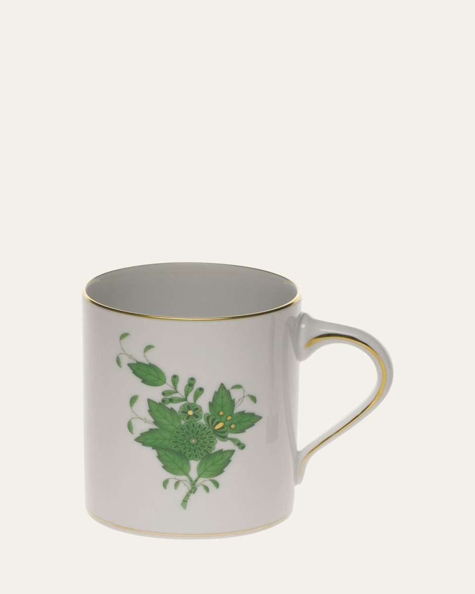 Chinese Bouquet Green Coffee Mug